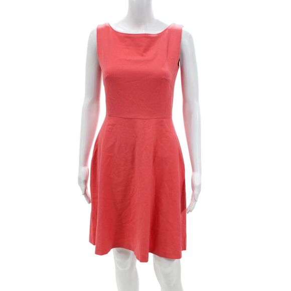 Tara Jarmon Dresses & Skirts - Tara Jarmon Women Red A-Line Fit Flare Midi Dress Sleeveless Size 4